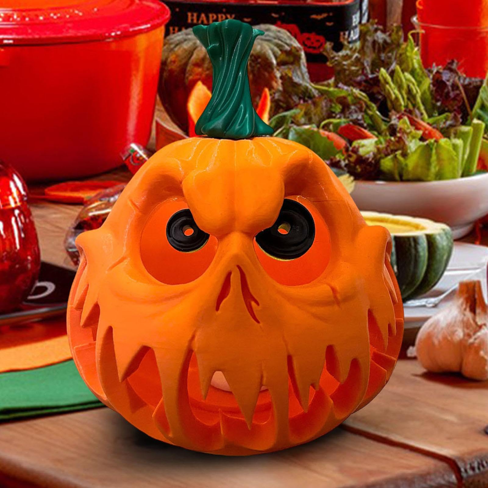 ハロウィーン　デコ　パンプキン＆お化け屋敷ランタン c-19676_c-19677.jpg