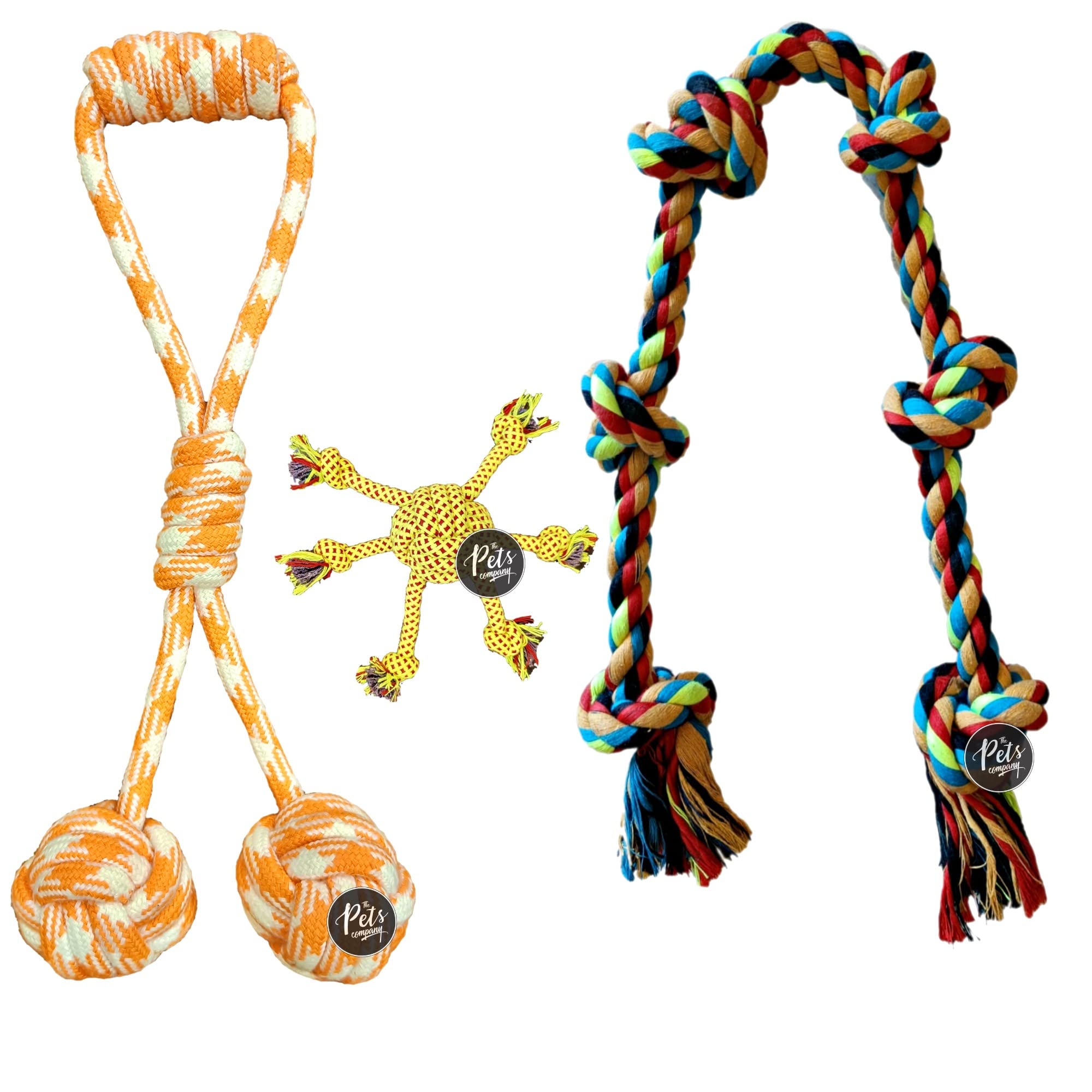 See full amazon price history chart for The Pets Company Dog Rope Toy for Adult Aggressive Chewers, Dental Cleaning (Spider 6 Legs + 6 Knot + Tug 2 Balls) Dog Toy Combo of 3 for Large Dogs The Pets Company Dog Rope Toy for Adult Aggressive Chewers, Dental Cleaning (Spider 6 Legs + 6 Knot + Tug 2 Balls) Dog Toy Combo of 3 for Large Dogs (B0BQGNLZQ1) Amazon Price History, Amazon Price Tracker
