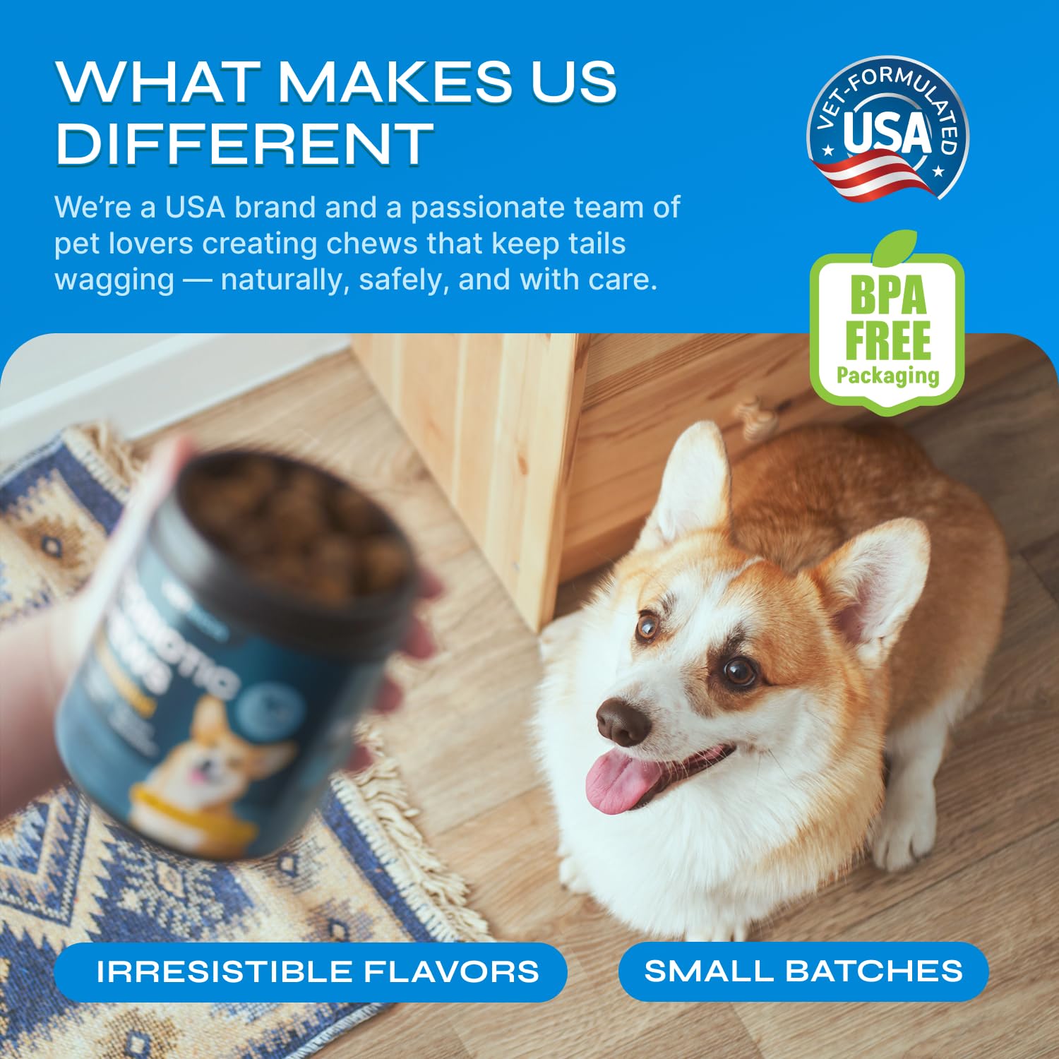 Probiotics for Dogs - Prebiotics & Digestive Enzymes 17,420 mg per Pack - Dog Probiotics Chews for Gut Health, Diarrhea, Gas & Constipation Relief - Itchy Skin, Allergies, Yeast Balance - 130 Treats - image 6