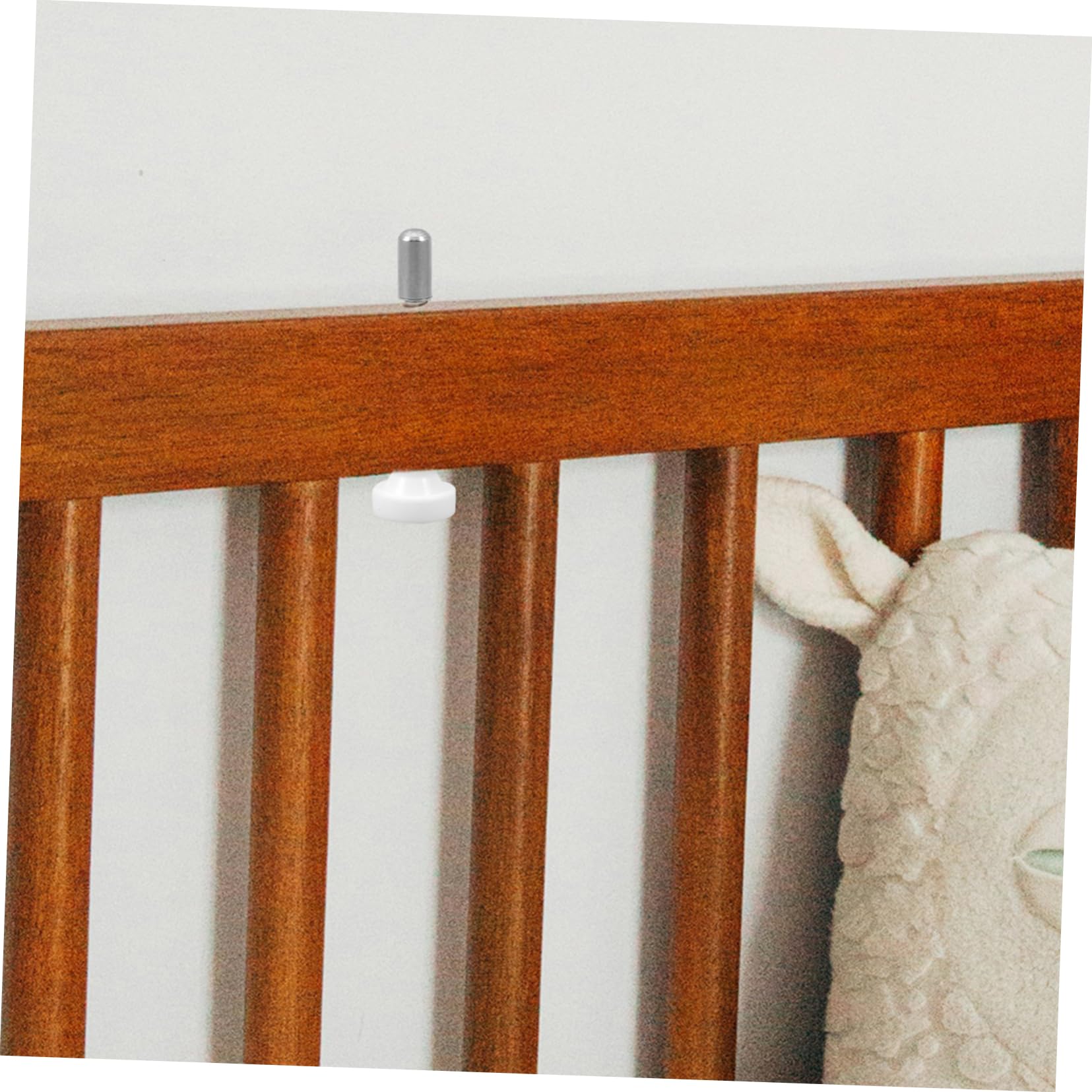 Yardenfun Cierre Para Cuna De Ñiño Resorte De Hierro Flexible, Pasador De Bloqueo 50 Mm, Herrajes De Fijación Para Minicuna, Kit 4 Piezas Para Accesorios De Cama Infantil
