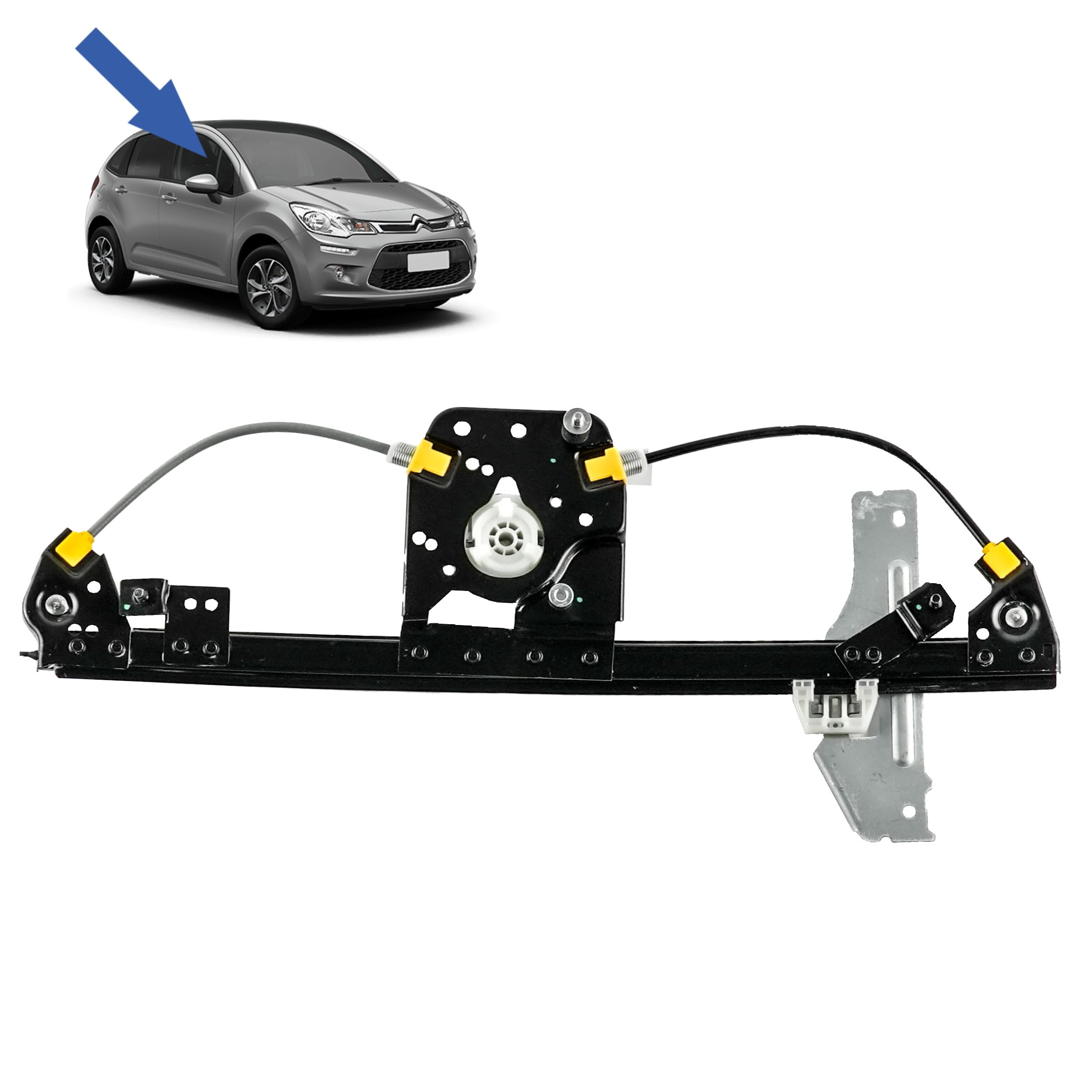 Alzacristallo anteriore destro STARKIT PERFORMANCE compatibile C3 2009-2020 9222FP
