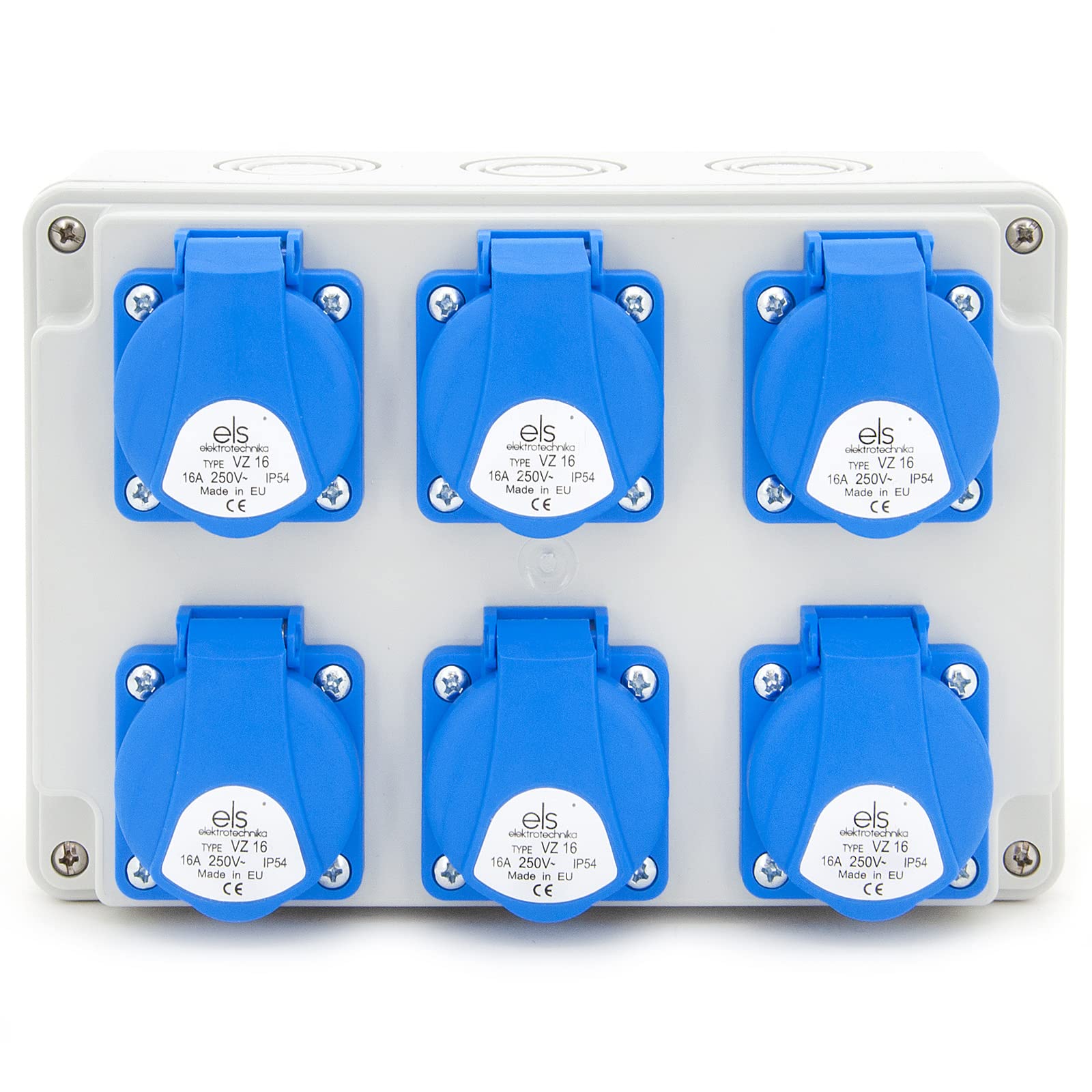 Distributore Da Parete Con Interruttore FI - 4 Prese Schuko + CEE 16/32A Per Cantieri - Foto 11