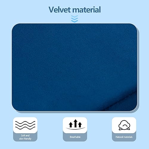 Miniatura 6 de TUKAILAi Cute Petal - Silla de comedor moderna de terciopelo con respaldo en forma de concha, asiento acolchado grueso y patas de metal negro, silla