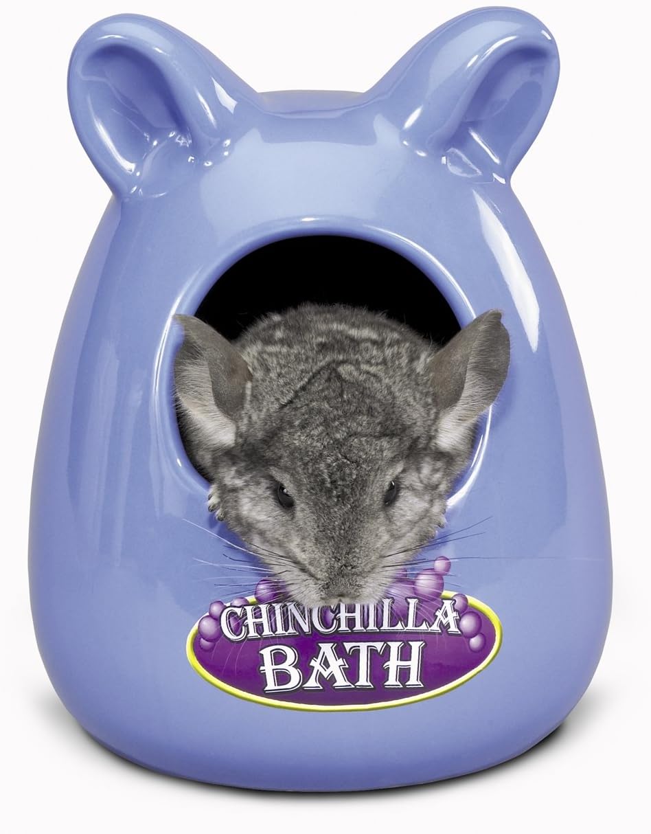 Kaytee Ceramic Large Chinchilla Bath, Colors Vary