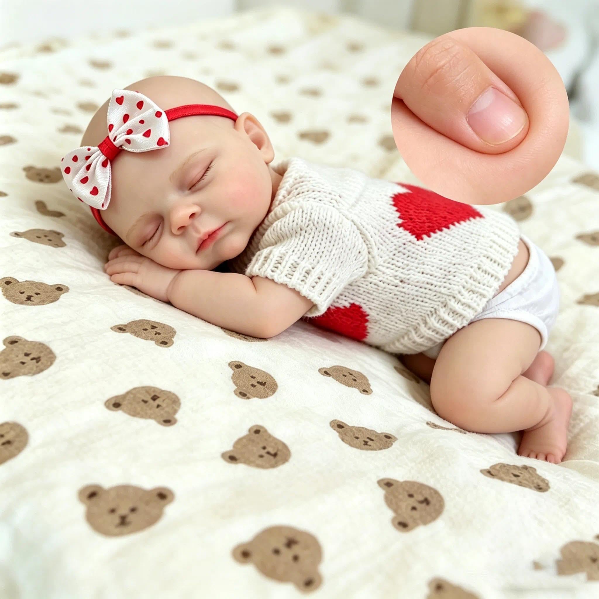 Zero pam Real Full-Silicone Floppy Reborn Baby Doll Girl, 12 Inch Squishy Reborn Baby Dolls Silicone Full Body, Realistic Toddler Girl Doll, Anatomically Correct Silicone Dolls For Girls Gifts