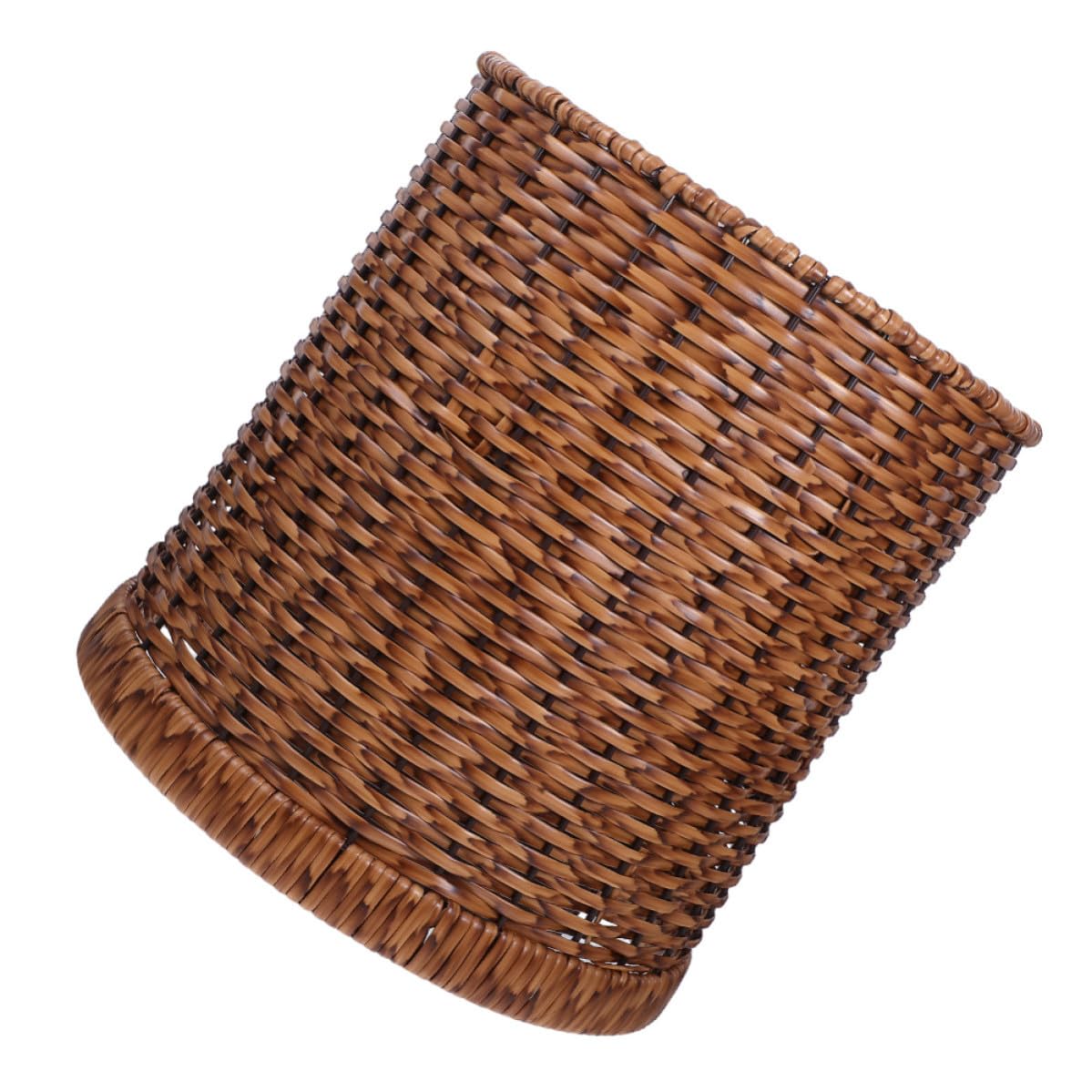 CALLARON Mülleimer Großer Abfallkorb Retro mit 12l Fassungsvermögen aus Pp und Eisen im Vintage Stil Leicht zu Reinigen für Wohnzimmer und Zuhause