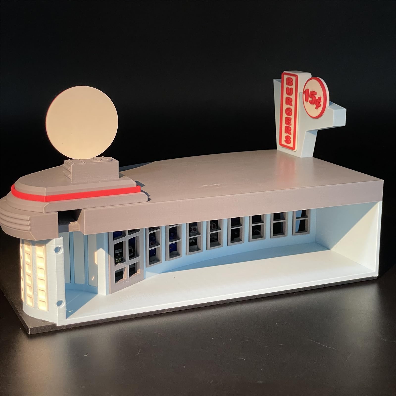 Zゲージ　ハンバーガーショップ　ミニチュア　フィギュア　1/64より小 Zゲージ ハンバーガーショップ ミニチュア フィギュア 1/64より小