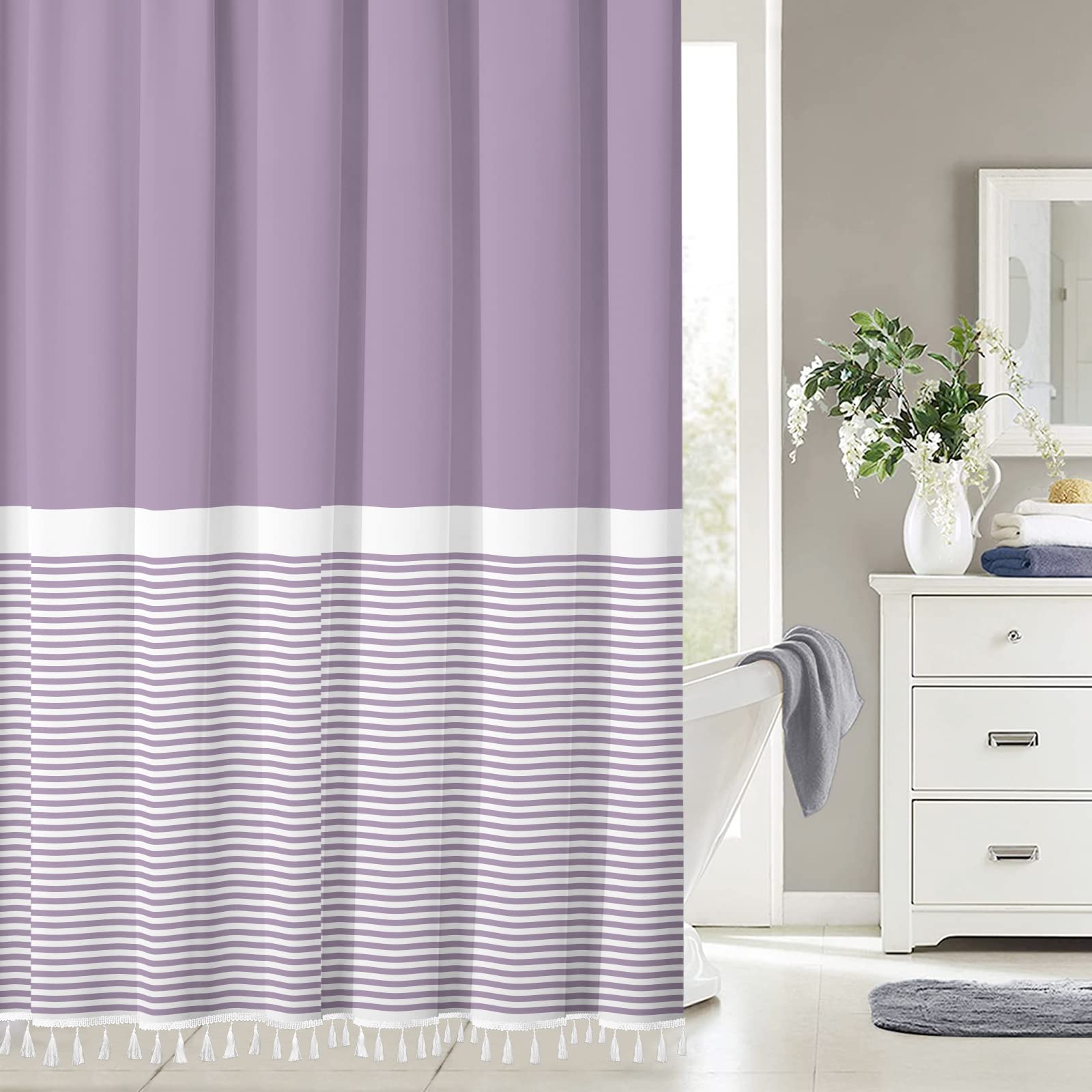Plum Shower Curtains