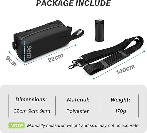 Miniatura 2 de Bolsa de transporte para DJI Osmo Pocket 3, bolsa de almacenamiento portátil y trípode para DJI Osmo Pocket 3 Creator Combo Accesorios, Funda