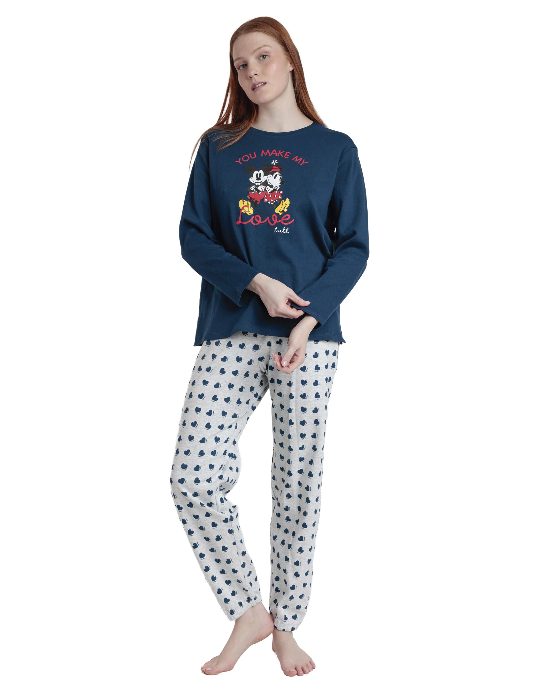 Disney Pijama Manga Larga You Make me Love para Mujer