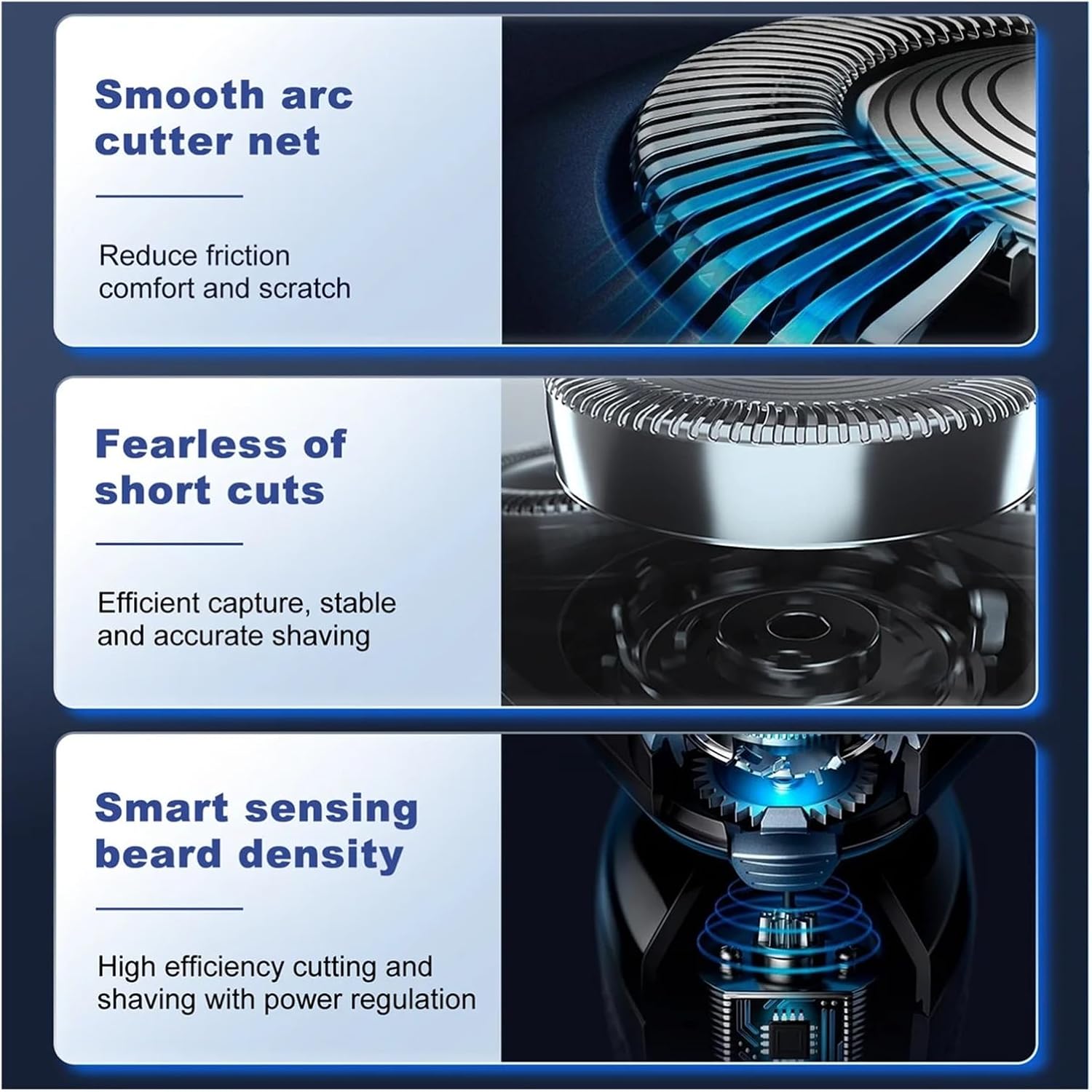 RQ11 交換用シェーバーヘッド、Philips RQ1150 RQ1150X RQ1131 RQ1141 RQ1145 RQ115