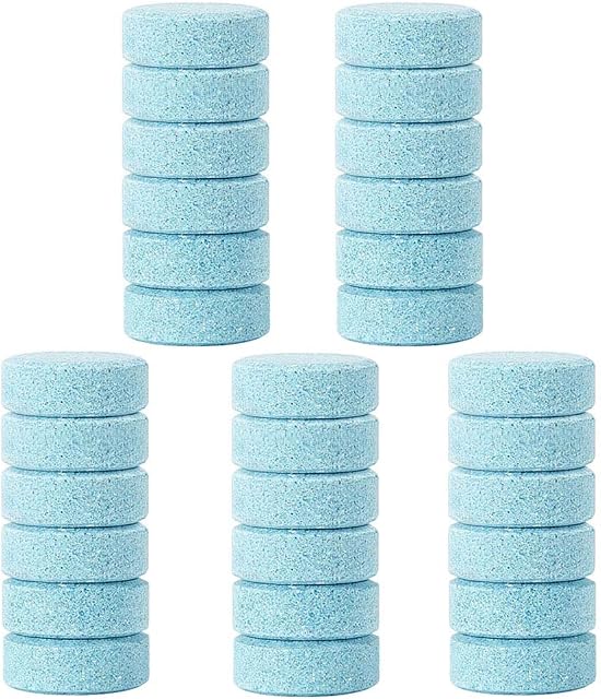 Guang-T Window Cleaning Tablets Car Windshield Glass Washer Cleaner Compact Concentrated Effervescent Tablets Detergent 30 Pcs/Set