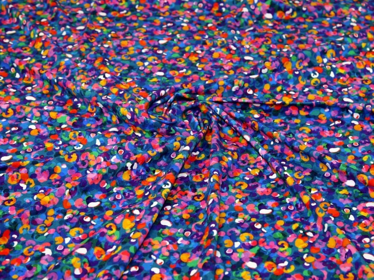 Minerva Exclusive Popcorn Jelly Viscose Jersey Stretch Knit Fabric - per Yard