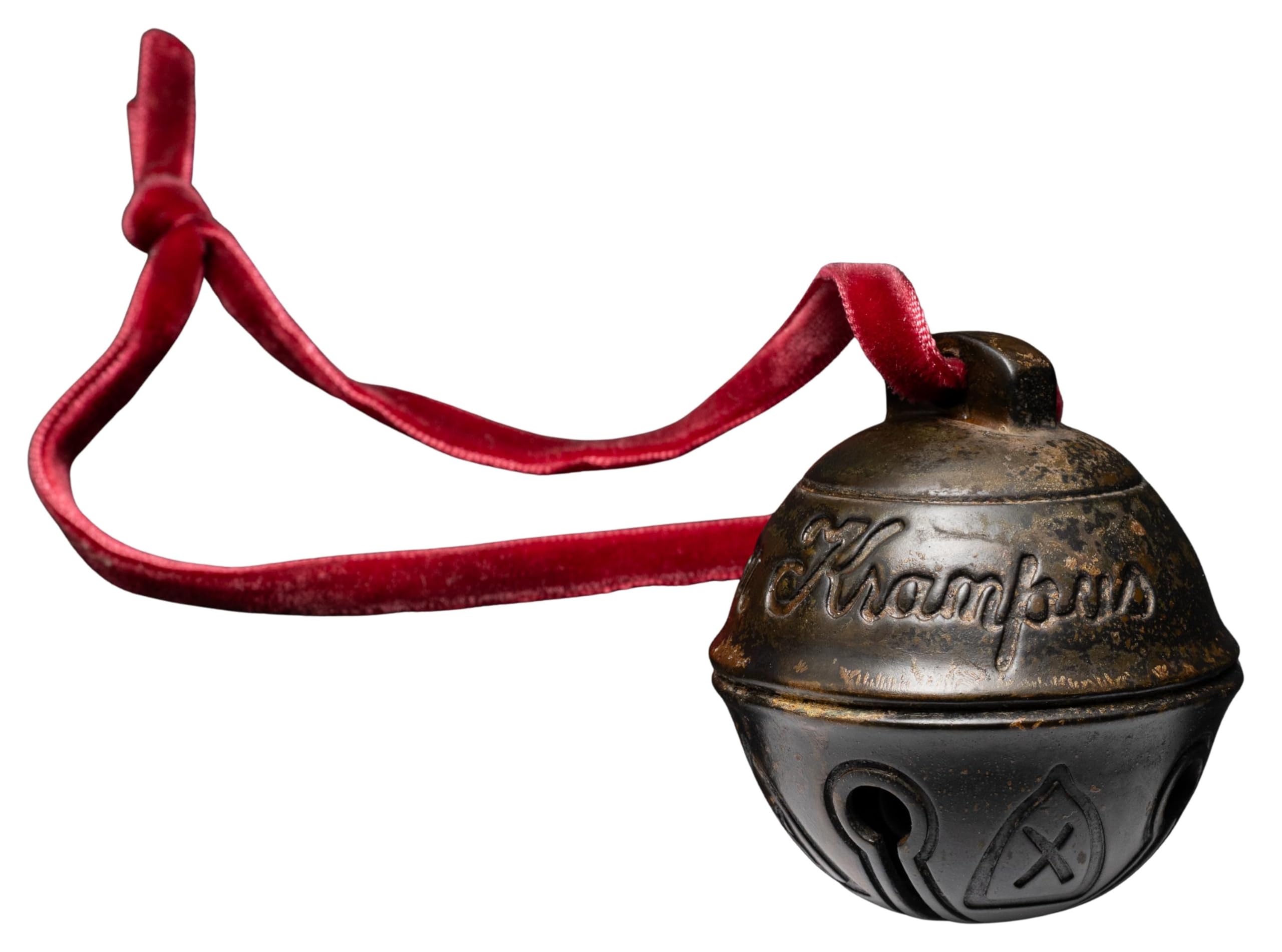 Amazon.com: Krampus Bell Cursed Jingle Bell Metal Replica with Red