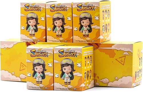 Miniatura 8 de Caja ciega oficial de la serie My Time at Sandrock, 5 unidades, juguete de arte al azar colectivo popular (5 unidades, 2.7 a 2.9 pulgadas)