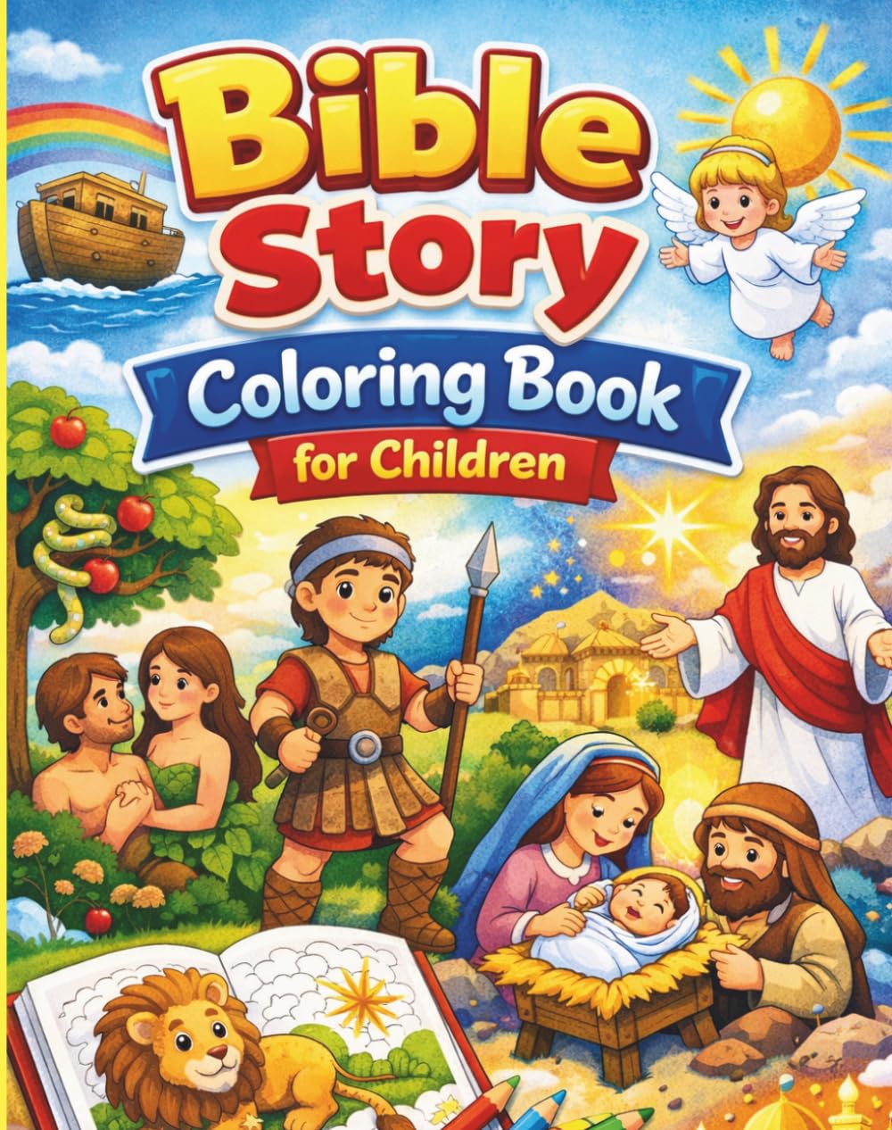 Bible Story Coloring Book for Children