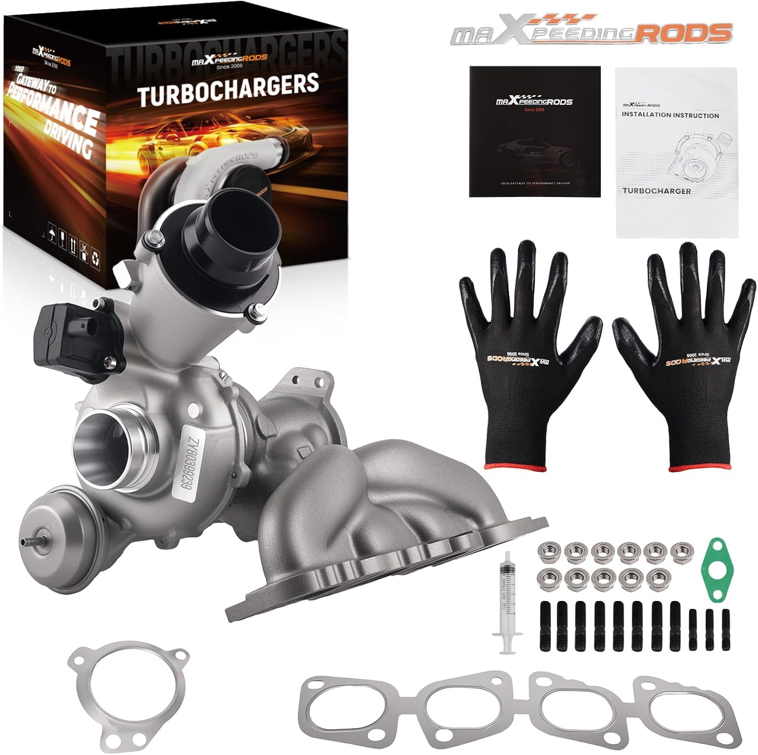 maXpeedingrods RHF4 Turbo Turbocharger Turbo for Mercedes-Benz A-Class A250 B-Class B250 2.0L 2012-, for Mercedes-Benz CLA-Class C250 GLA250 2012-2019, 700902980 A2700902980, Basic PVL Series