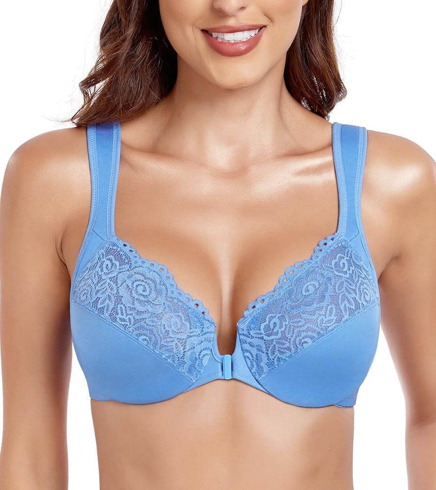 Sostegno Coppa Piena Reggiseno Senza Ferretto Lemorosy In Cotone Chiusura Anteriore Coppa Piena E H 351466 - Foto 3