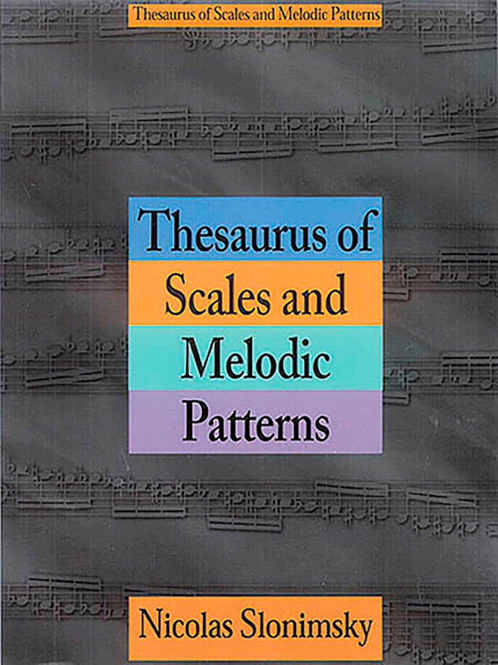 Thesaurus of Scales and Melodic Patterns Softcover 0752187100188