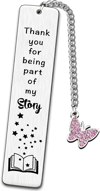 Teacher Bookmark Gifts Thank You Gifts for Women Appreciation Bookmark for Teacher Coworker Colleague Boss Christmas Day Gift for Female Friend Book Lover Birthday Wedding Valentines Day Present