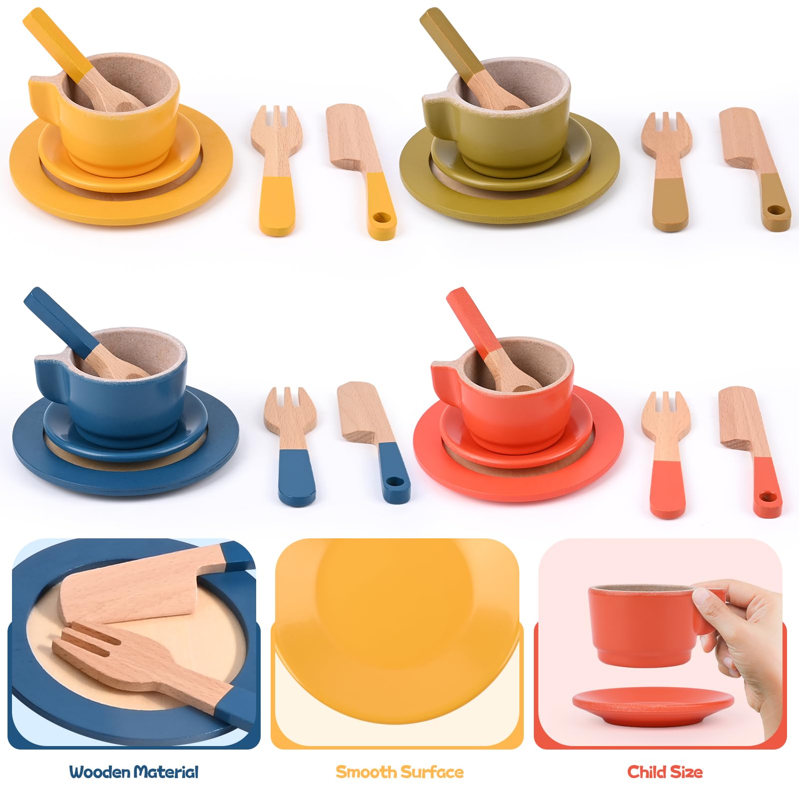 Magnetspiel, Tragbar Magnetisches Schachspiel, Tassen, Besteck, Teekanne, Tabletts