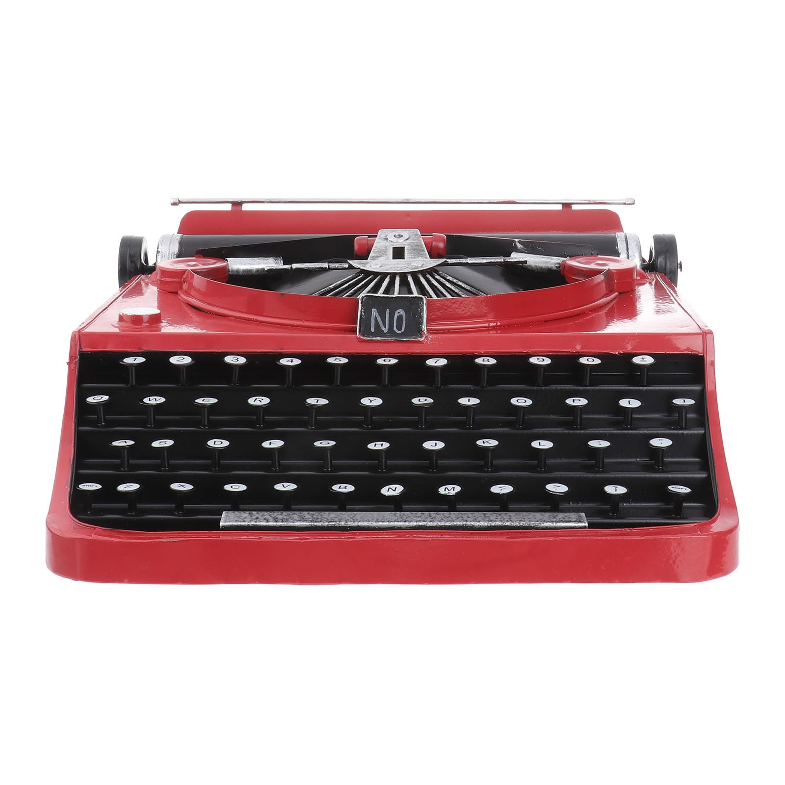 Ciieeo Modelo Vintage de Máquina de Escribir de Hierro Rojo para Escritorio
