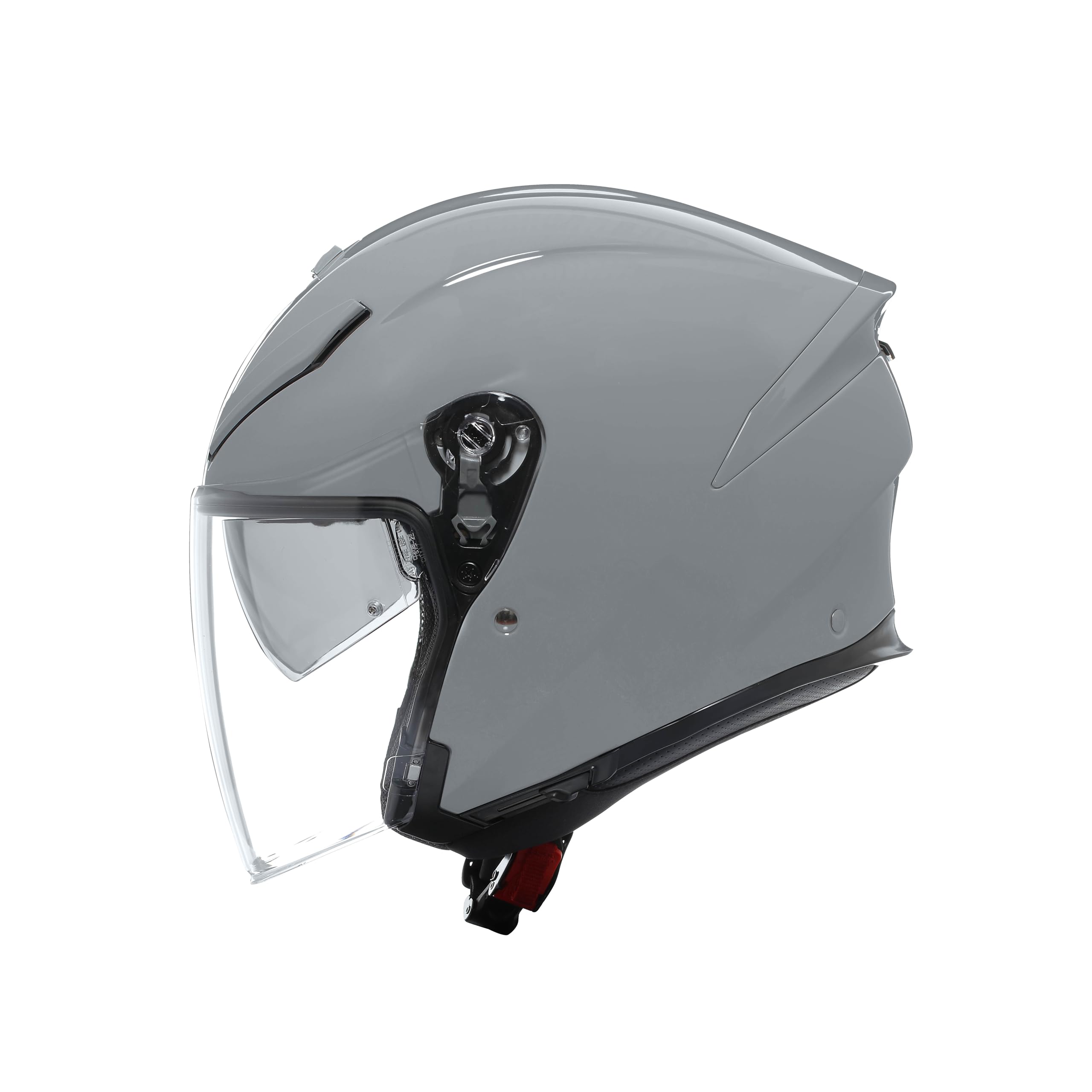 AGV - K5 JET EVO E2206, Casco da Moto Jet Unisex, Casco Moto Open Face in Fibra di Carbonio e di Vetro, con Visiera Antigraffio e Anti-UV, Nardo Grey, M
