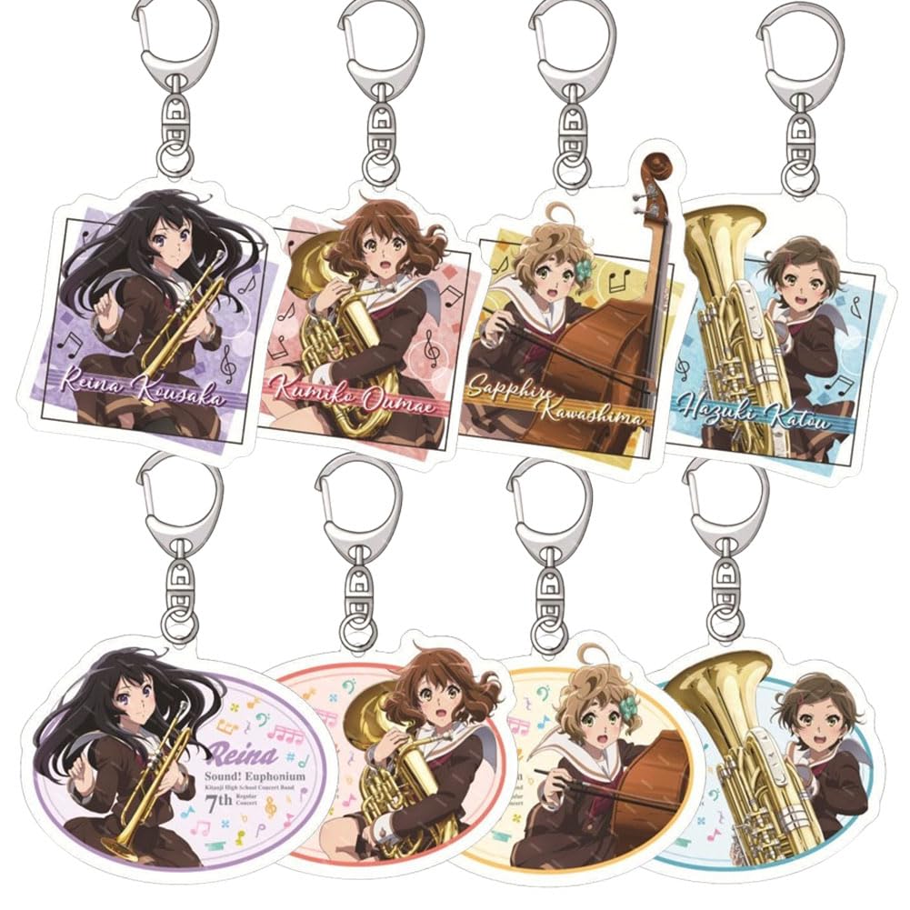 【会場限定】響け！ユーフォニアム 定期演奏会リボン徽章チャームキーホルダーセット 神奈川京都セット 定期演奏会 響けユーフォニアム リボン徽章