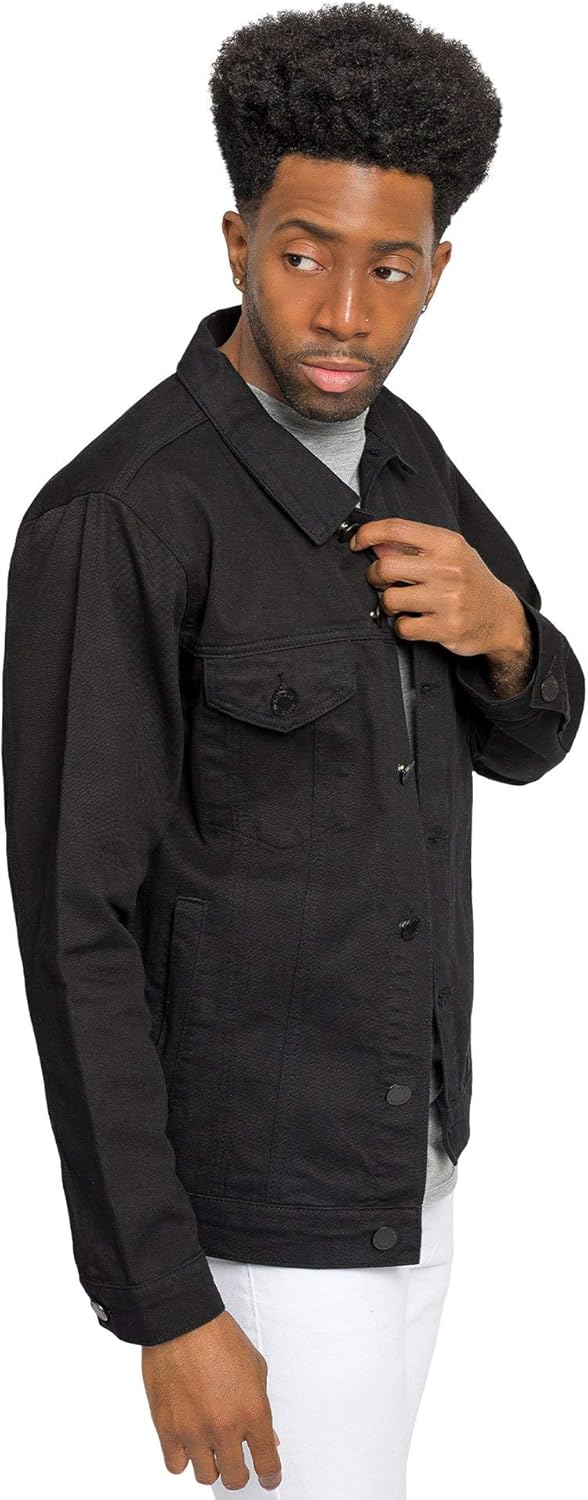VICTORIOUS Men's Distressed Denim Jacket - Image 6