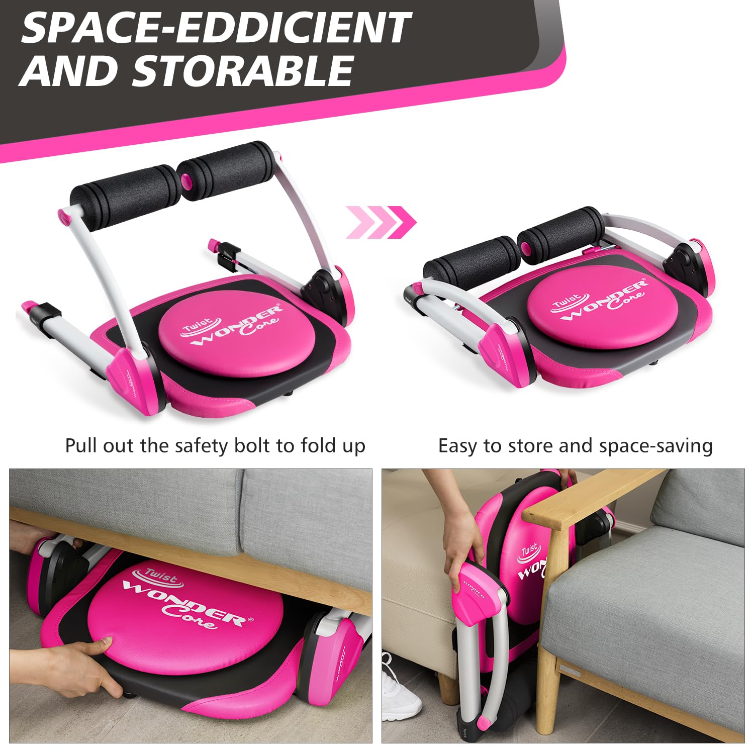 Amazon.co.jp: WONDER CORE 腹筋マシン エクササイズ器具 360度