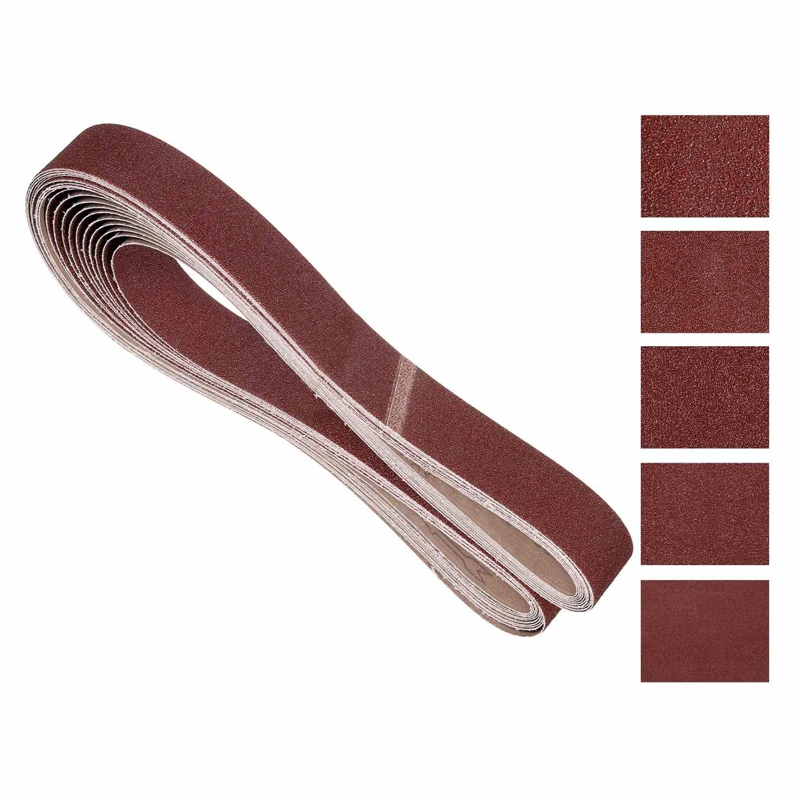 Papier abrasif 50x1829mm à grain assorti pour un ébavurage net du métal