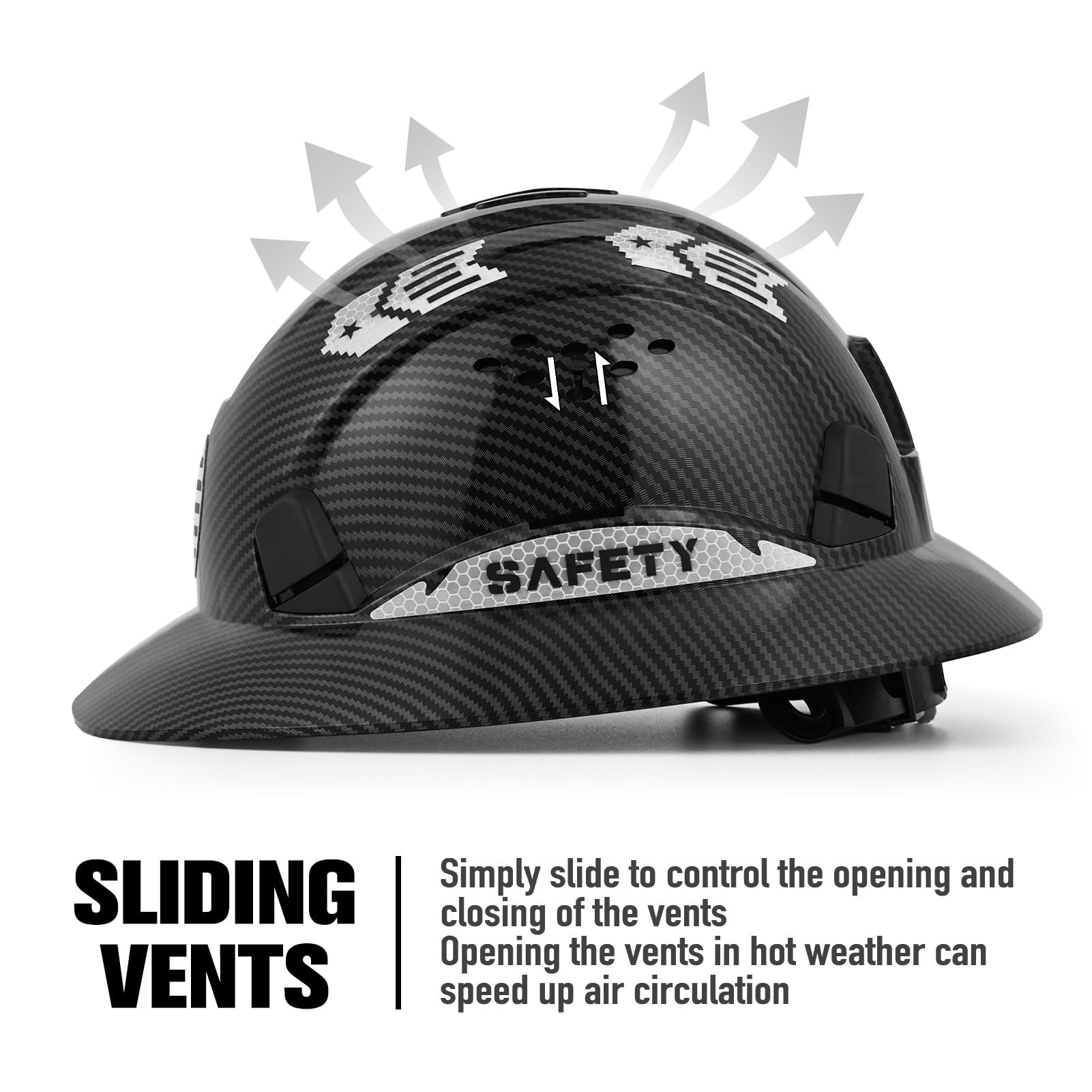 Cappello rigido a tesa piena, Cascos De Construccion, Cappelli rigidi ventilati | OSHA - Casco rigido omologato a 6 punti, con cricchetto regolabile, da lavoro, per uomo e donna
