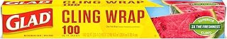 Glad ClingWrap Plastic Food Wrap - 100 Square Foot Roll