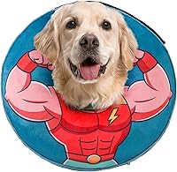 Vista 20 de BEAUTYZOO - Collar inflable suave para perros y gatos, alternativa a conos postoperatorios, con forma de donut, para evitar lamidos, color rosa