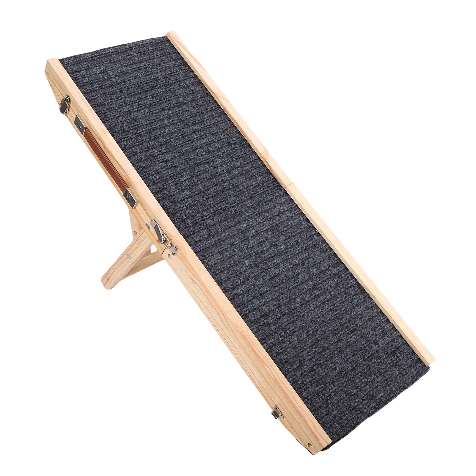 Rampa Plegable para Perros, Escaleras, Rampa de Madera Portátil para Perros Pequeños y Medianos, Viaje a Casa