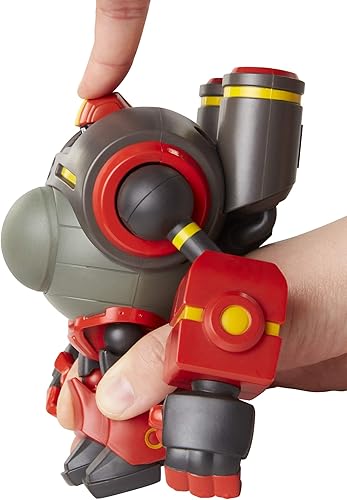 Miniatura 6 de Mega Man Fully Charged  Figura de acción articulada de Guts Man Deluxe con vientre expansivo y accesorio de hombre de tripa (para cambiar a la