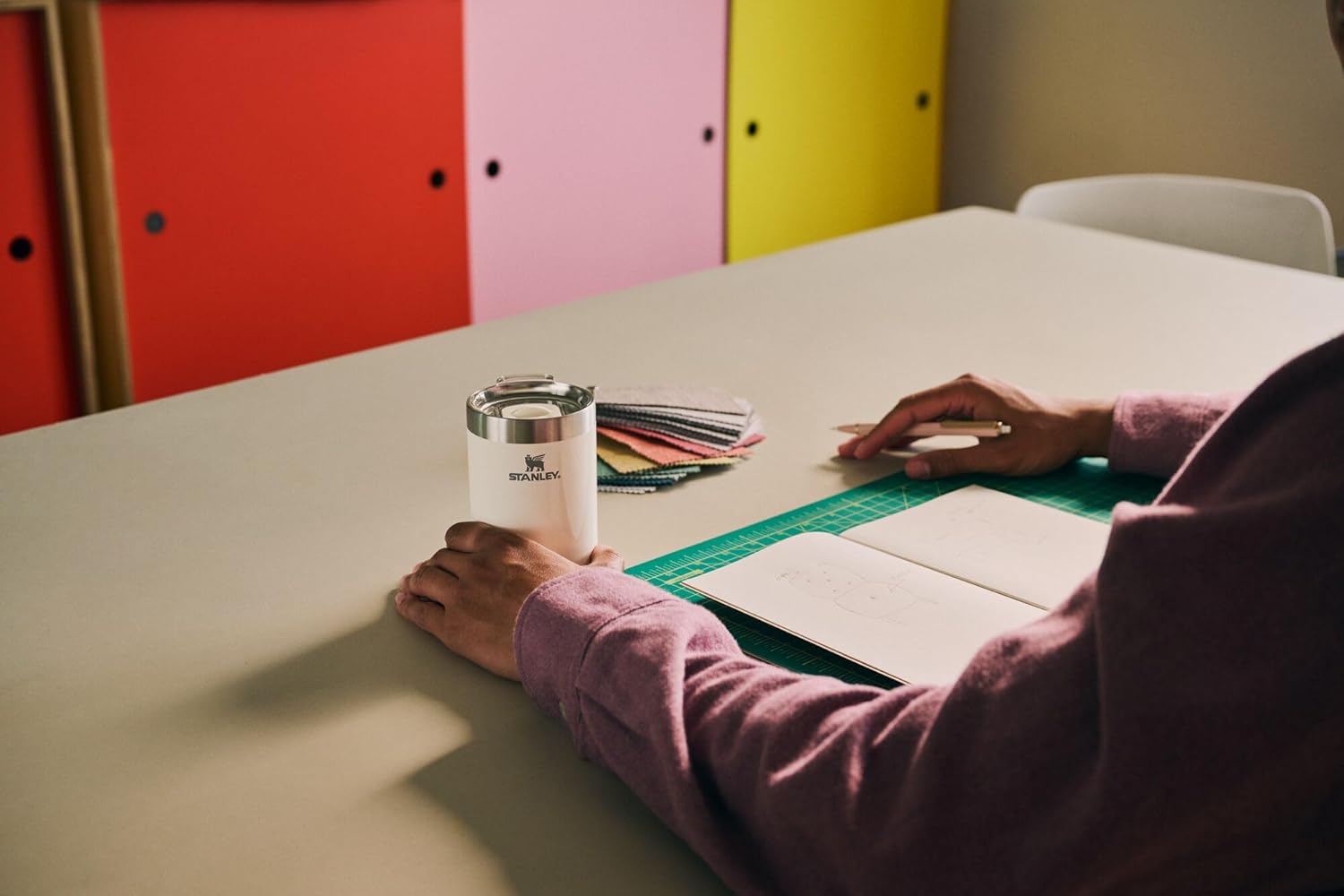 STANLEY Everyday Camp Cup 12 oz | Drink Through Lid | Cup for Coffee, Tea and Drinks | Insulated Stainless Steel | BPA-Free