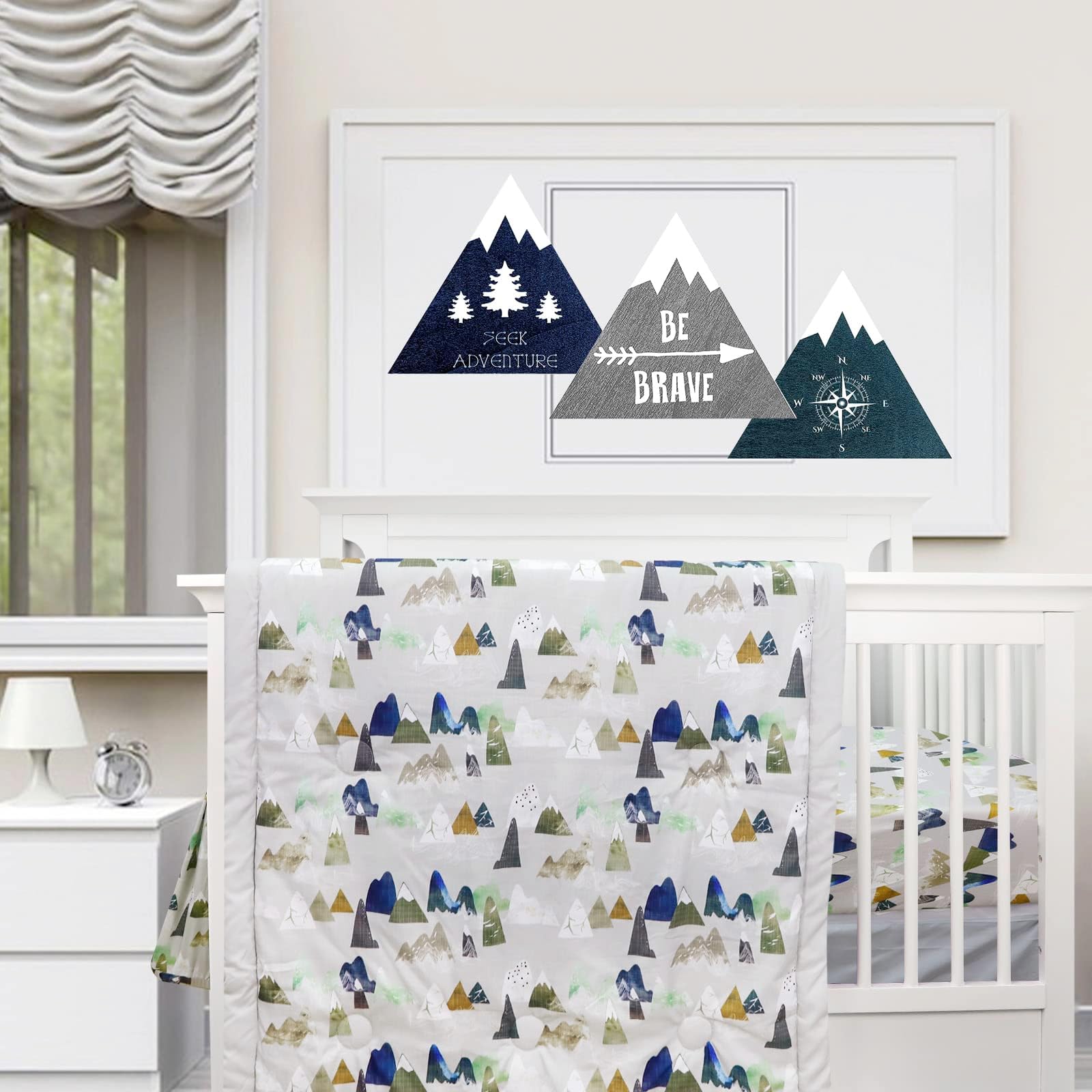 The Peanutshell Buffalo Plaid Crib Bedding Set and 4 Pack