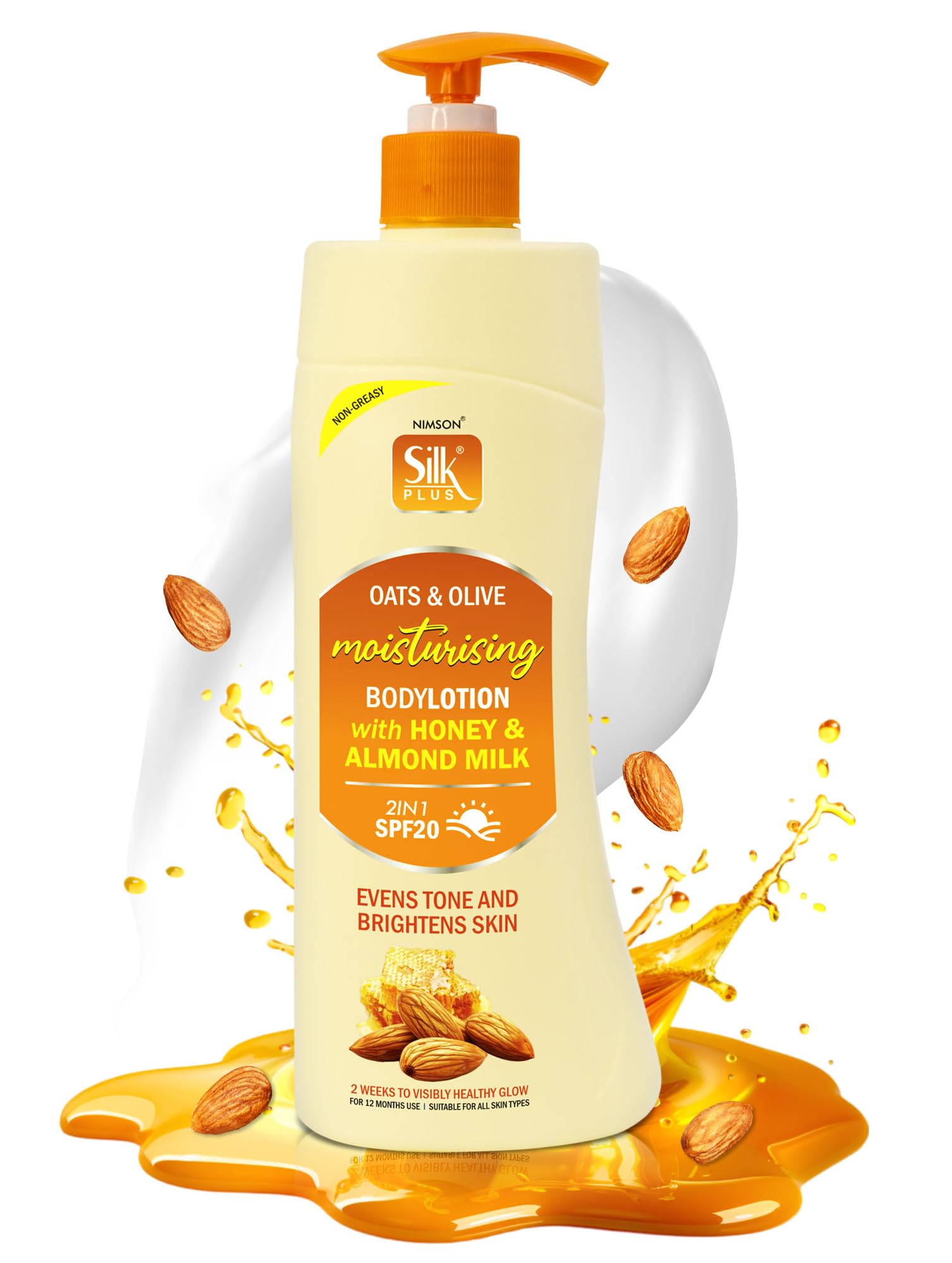 Buy Nimson Silk Plus Oats Olive Moisturising Body Lotion with
