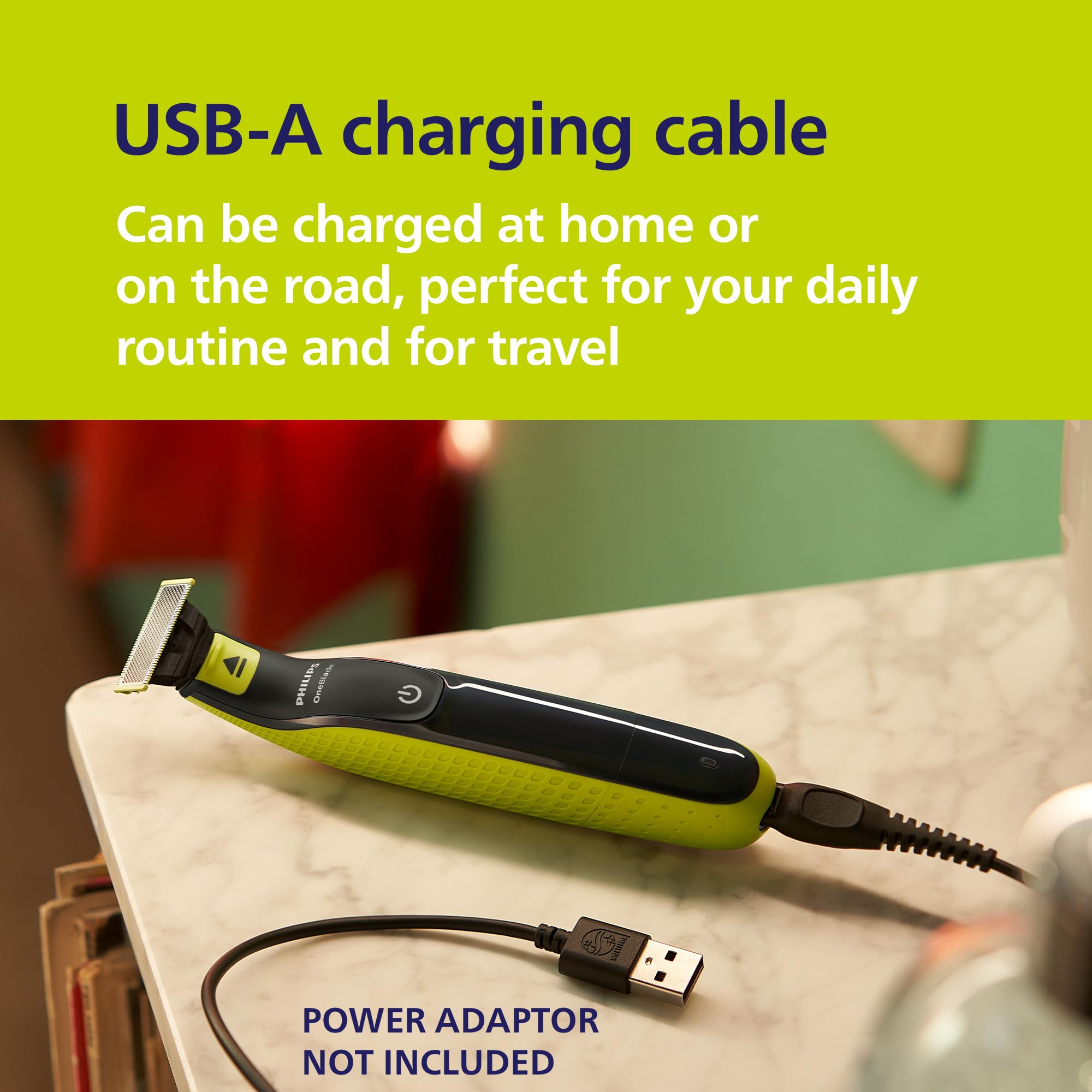 Philips OneBlade 360 Autentico Regolabarba Elettrico per Viso e Corpo, Rasoio e Spazzola, 3x 360 Lame, 3x Pettine per Barba (1,3,5 mm), 1x Kit per il Corpo, QP2824/31