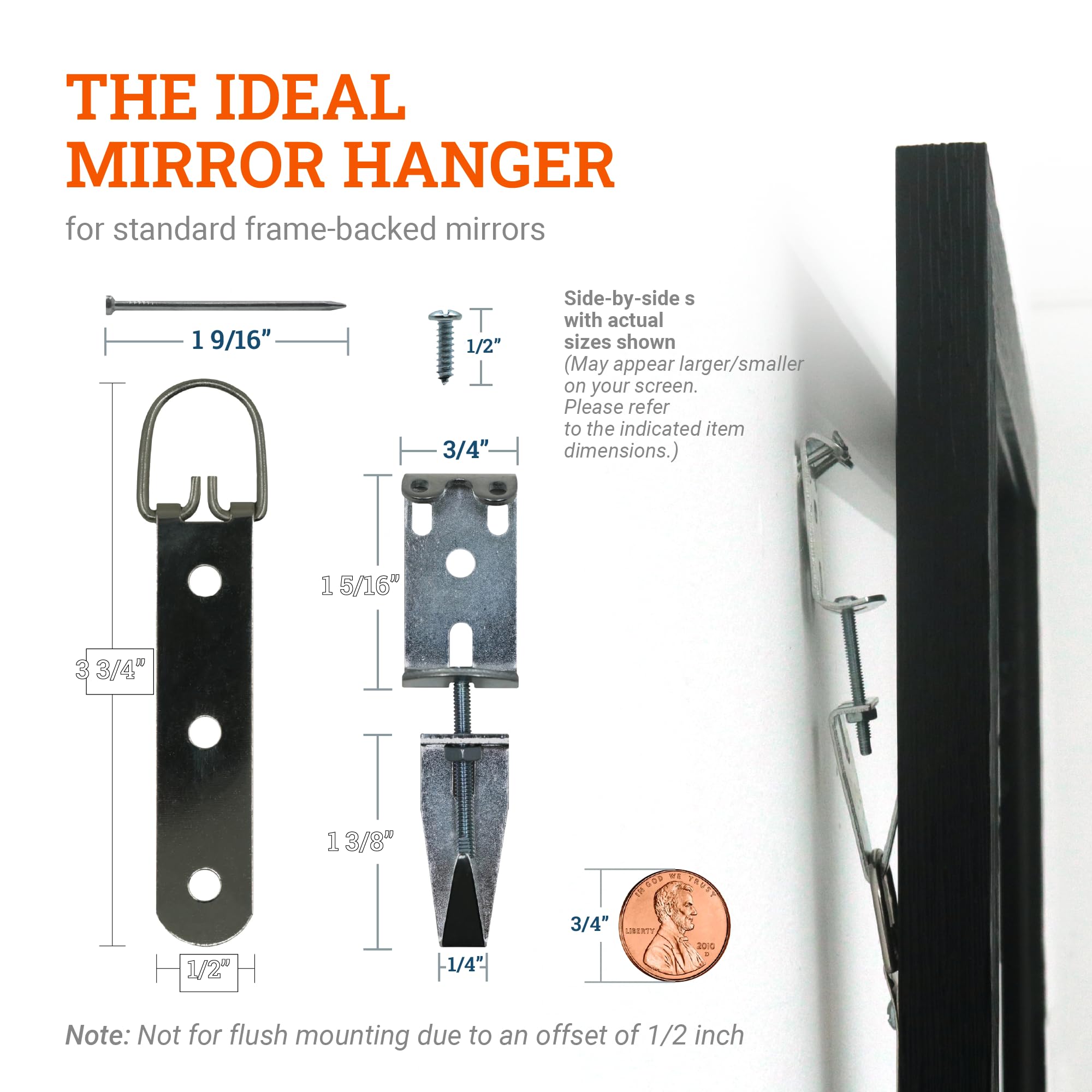 Clip per specchio in metallo, kit di clip per appendere specchi a canale largo, antiruggine, resistenti, per montaggio a parete, grandi e pesanti, clip di fissaggio – acquista a prezzi convenienti sul