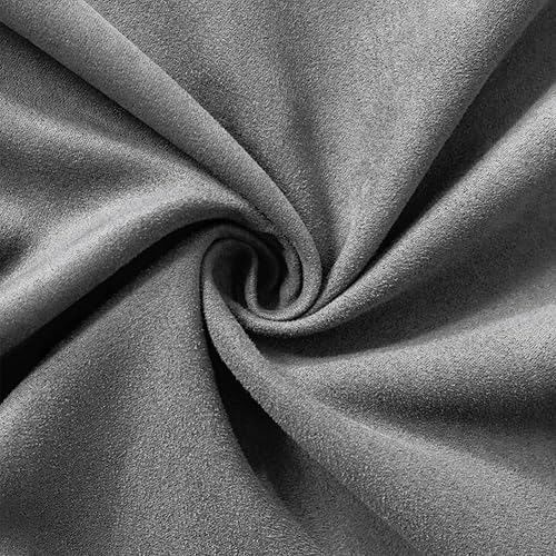 Miniatura 5 de Fancy Homi Paquete de 2 fundas de almohada decorativas gris oscuro de 20 x 20 pulgadas, decoración moderna del hogar, funda de cojín cuadrada de