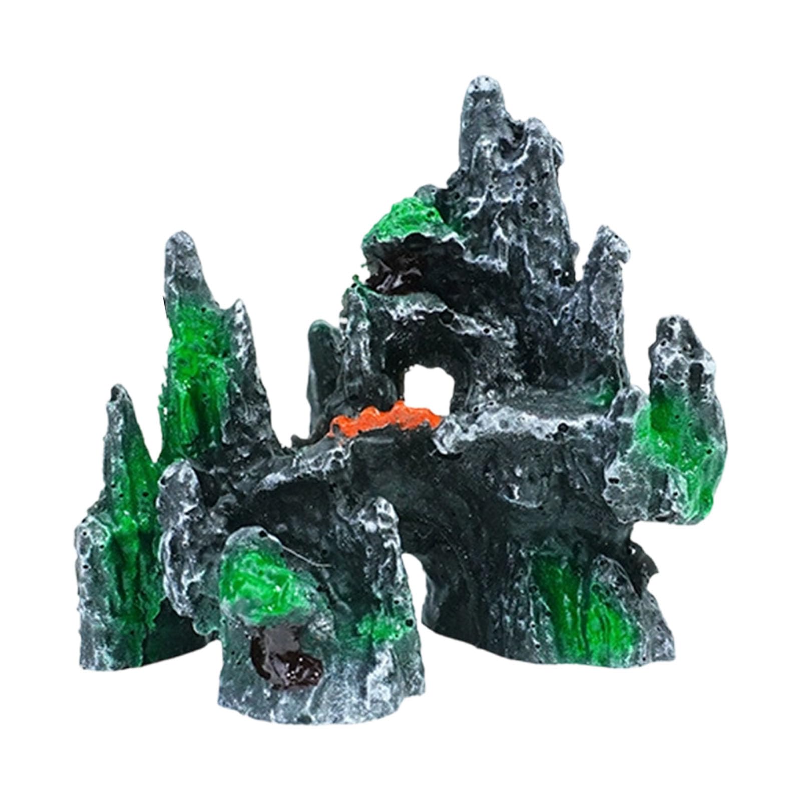 Osniyaw A Resins, Quariums, Ccessories, Miniature Rock Mountain Sculpture For Quariums, Landscaping, Model Decoration, Ornament, Quarium Rock Mountain Decorations