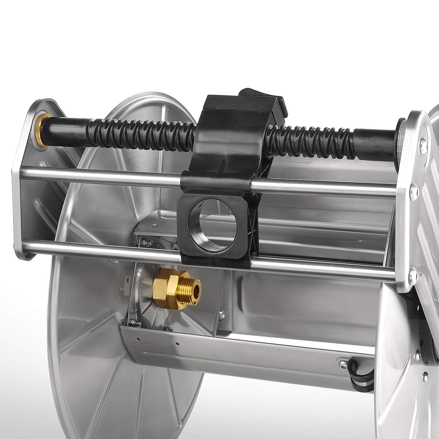 Giraffe Stainless Steel Hose Reel, Wall/Floor Mounted Decorative Garden