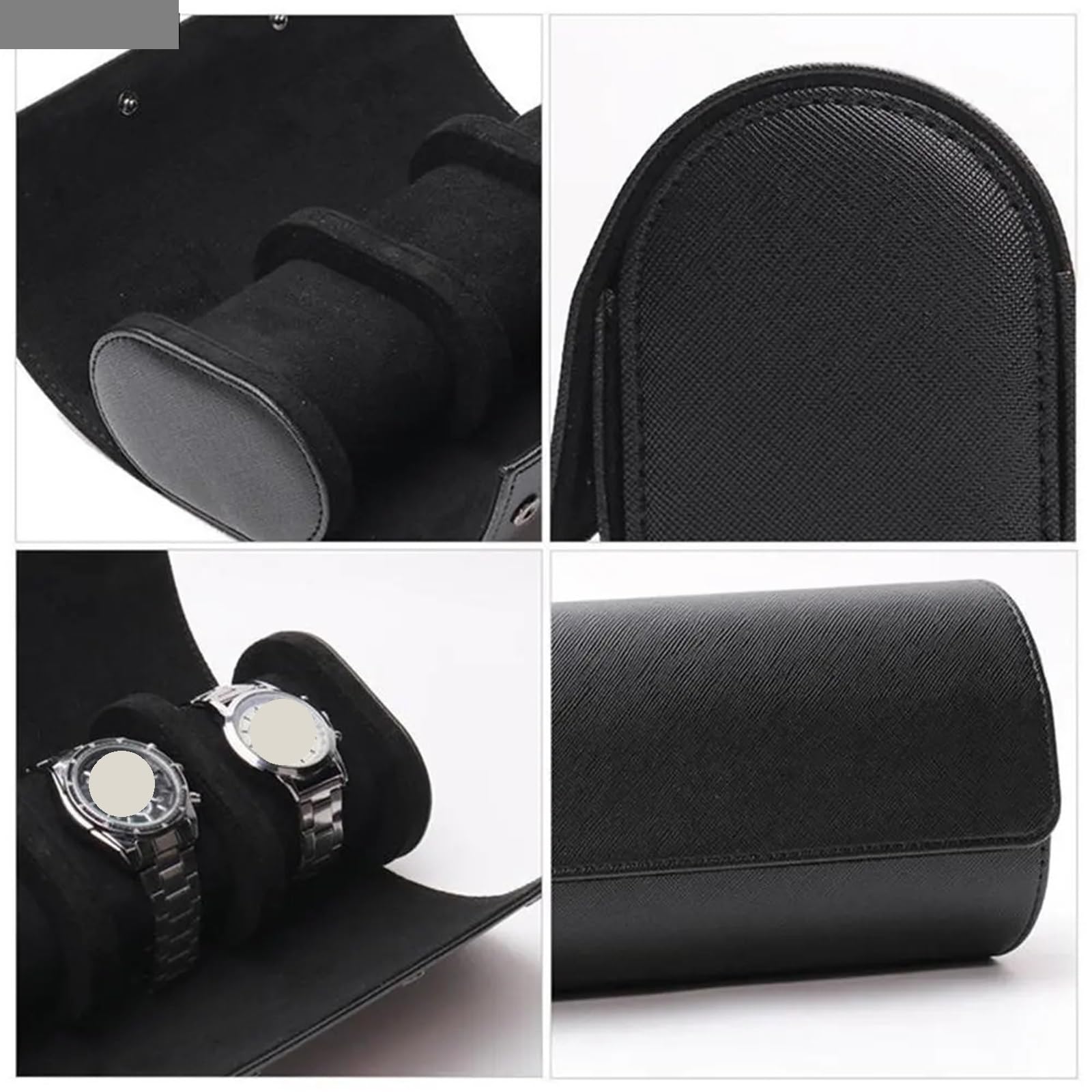 Scatola Rol In Pelle Fatta A Mano Con Custodia Da Viaggio for Orologio 2 Pezzi Per Orologi