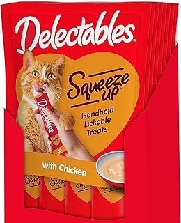 Hartz Delectables Squeeze Up Chicken Cat Treats 4ct