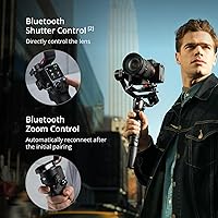 Vista 5 de DJI RS 3 Mini, estabilizador de cardán de 3 ejes para cámaras Canon/Sony/Panasonic/Nikon/Fujifilm, carga útil probada de 4.4 lbs (4.4 libras)