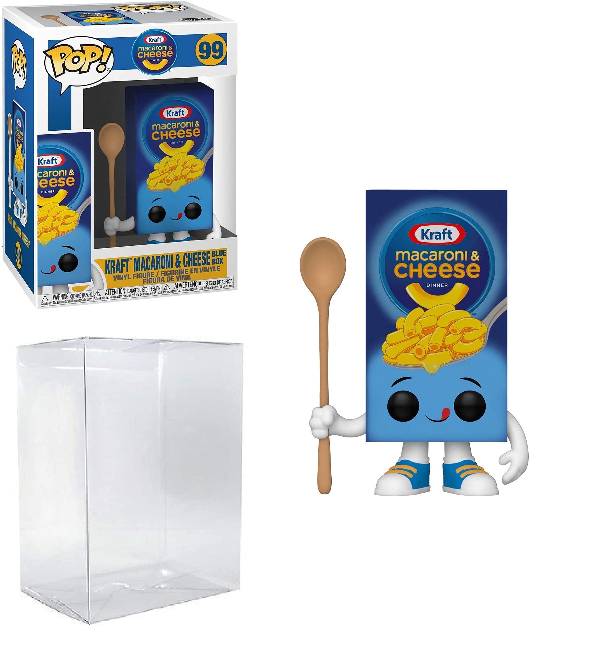 Mac & Cheese Pop #99 Pop Ad Icons Kraft Macaroni & Cheese Vinyl Figure (Bundled with Ecotek Pop Protector)