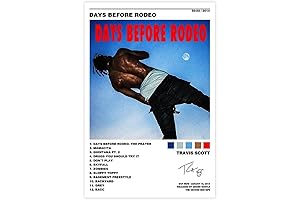 Evryywaa Travis Scott Days Before Rodeo Album Canvas Poster