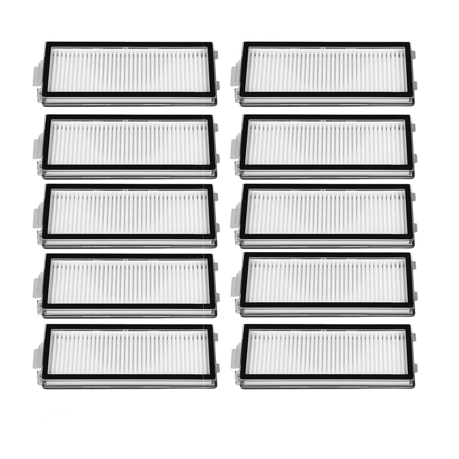 Eezii 10Pcs Filter Replacement，Compatible For Roborock，P10s Pro/V20/Qrevo Master/Qrevo Slim Robot Vacuum Cleaner Filter Accessories